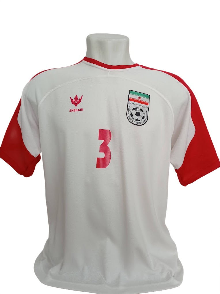 Raríssima Camisa do Irã - #3 Hassan Abdollahi - De Jogo - Beach Soccer - de Coleção