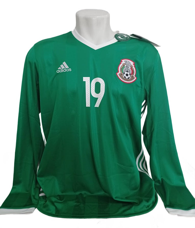 Linda Camisa México Copa América 2016 - #19 Oribe Peralta - Mangas Longas - de Coleção