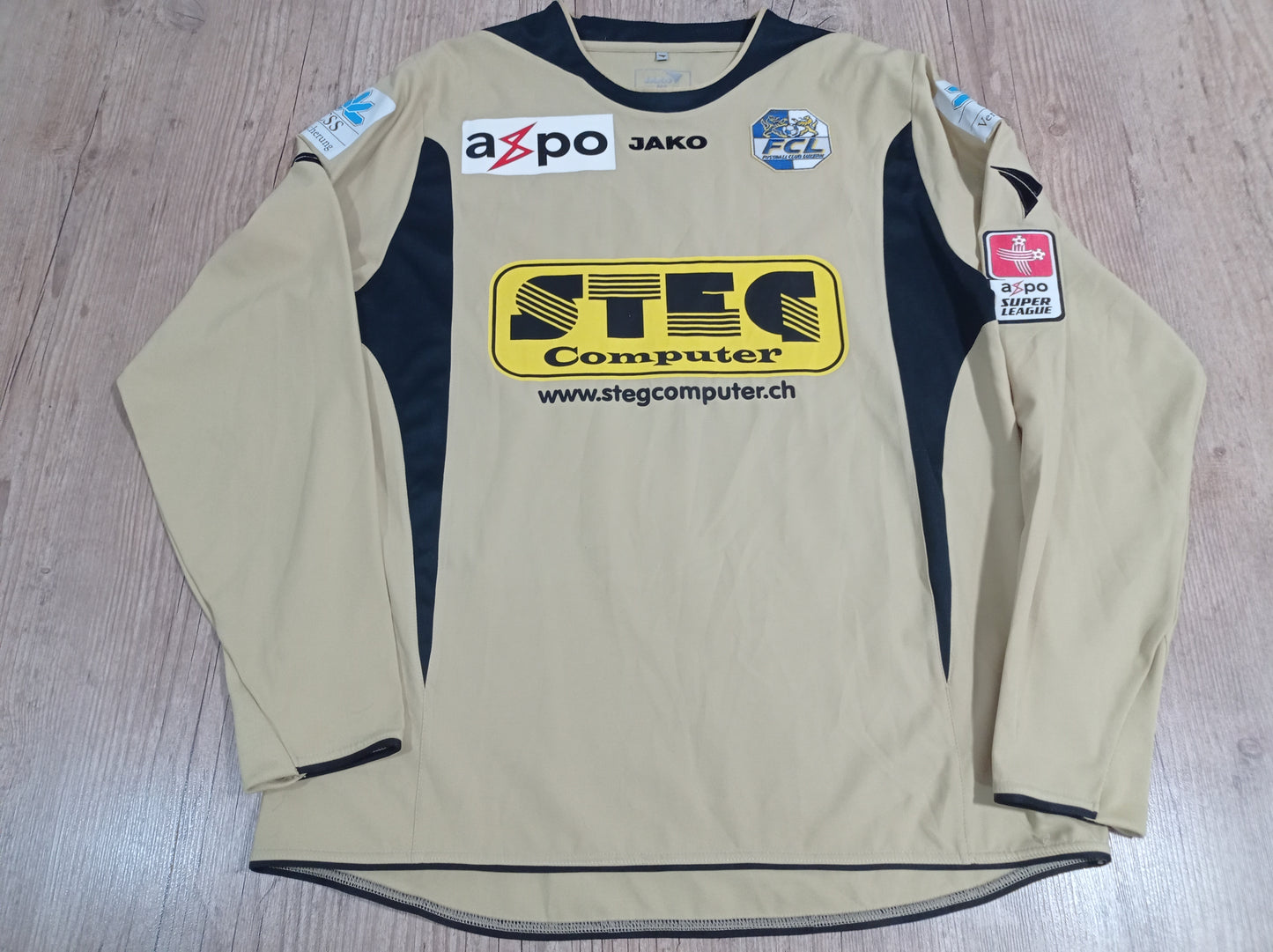 Luzern Shirt – Away – 2007/2008 - Long Sleeve - Match Shirt - Switzerland