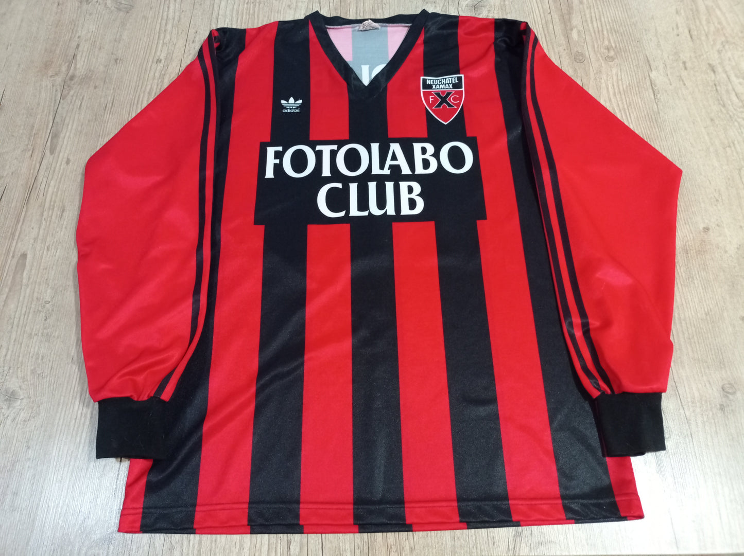 Neuchatel Xamax – Home – 1992/1993 Camisa Espetacular Usada em Jogo