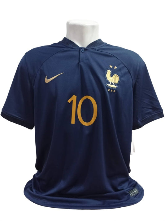 Camisa França Copa do Mundo 2022 - Mbappe #10