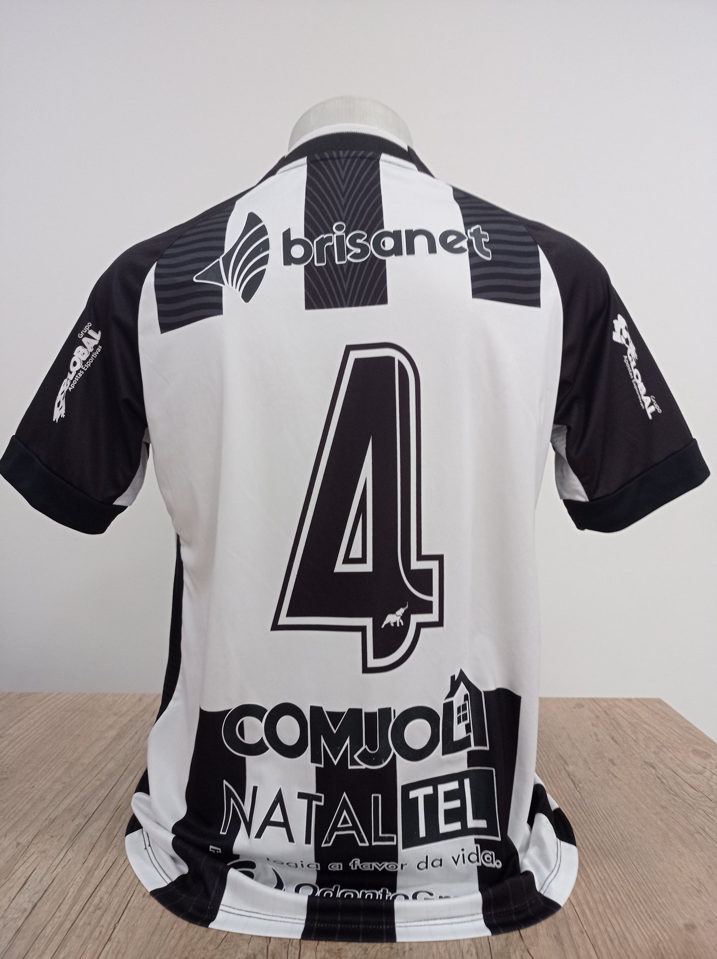 Linda Camisa Do Abc #4 - Usada Em Jogo - De Coleção!