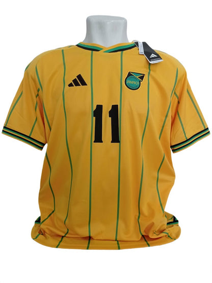 Belíssima Camisa Jamaica Home 2023/2024 - #11 Shamar Nicholson - de Coleção