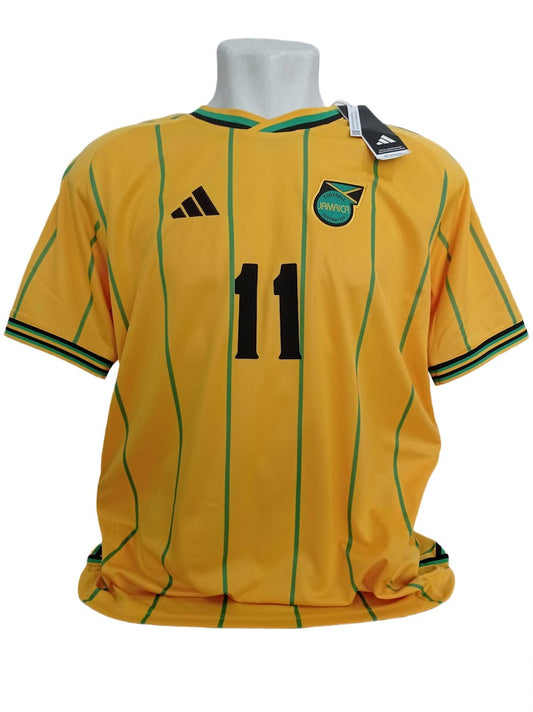 Belíssima Camisa Jamaica Home 2023/2024 - #11 Shamar Nicholson - de Coleção