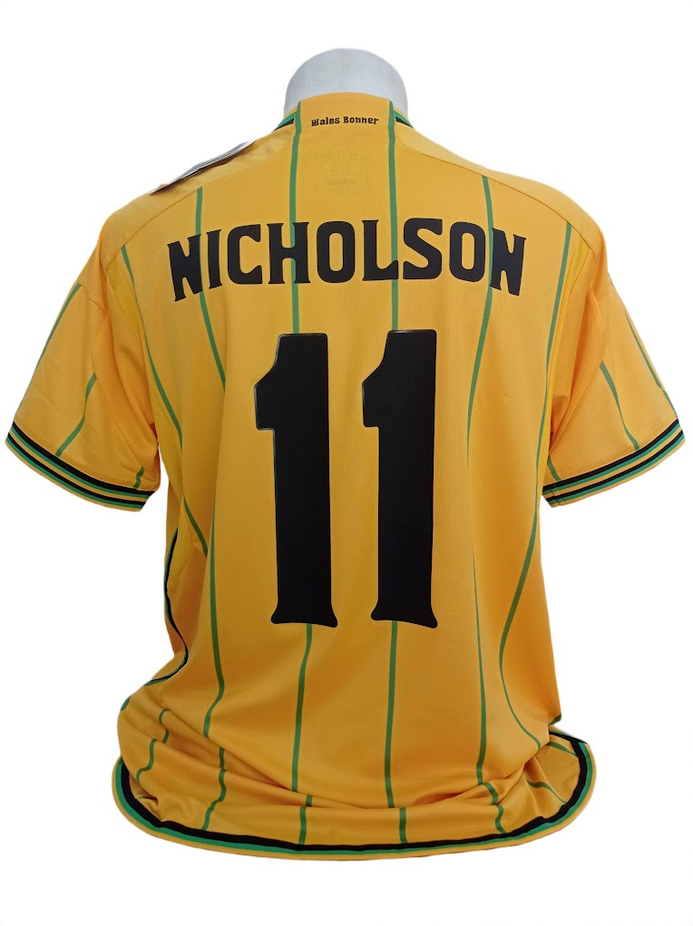 Belíssima Camisa Jamaica Home 2023/2024 - #11 Shamar Nicholson - de Coleção