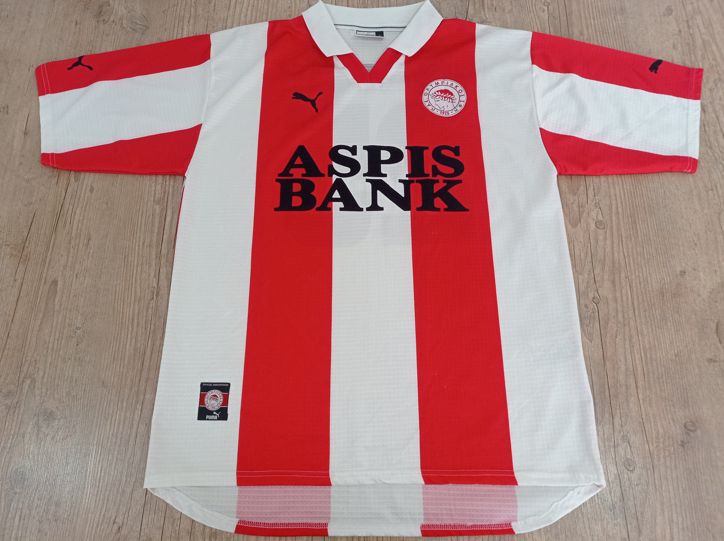 Rare Olympiacos Match Shirt - Home - 1999/2000 - Greece
