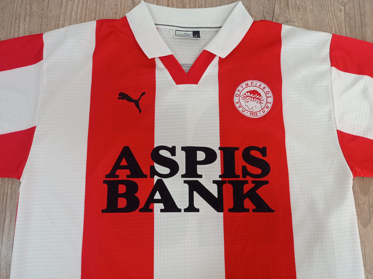 Rare Olympiacos Match Shirt - Home - 1999/2000 - Greece