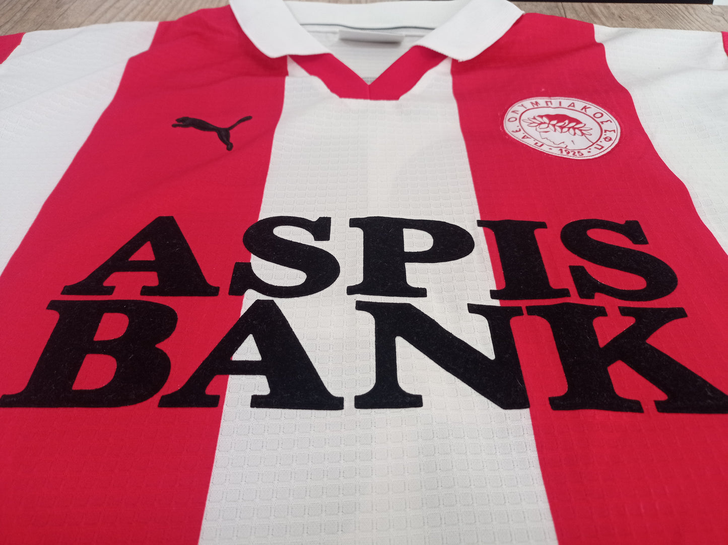 Rare Olympiacos Match Shirt - Home - 1999/2000 - Greece