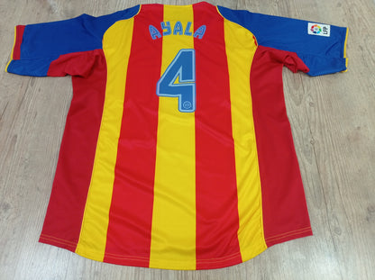 Rare Valencia Third Shirt - 2004/2005 #4 Roberto Ayala