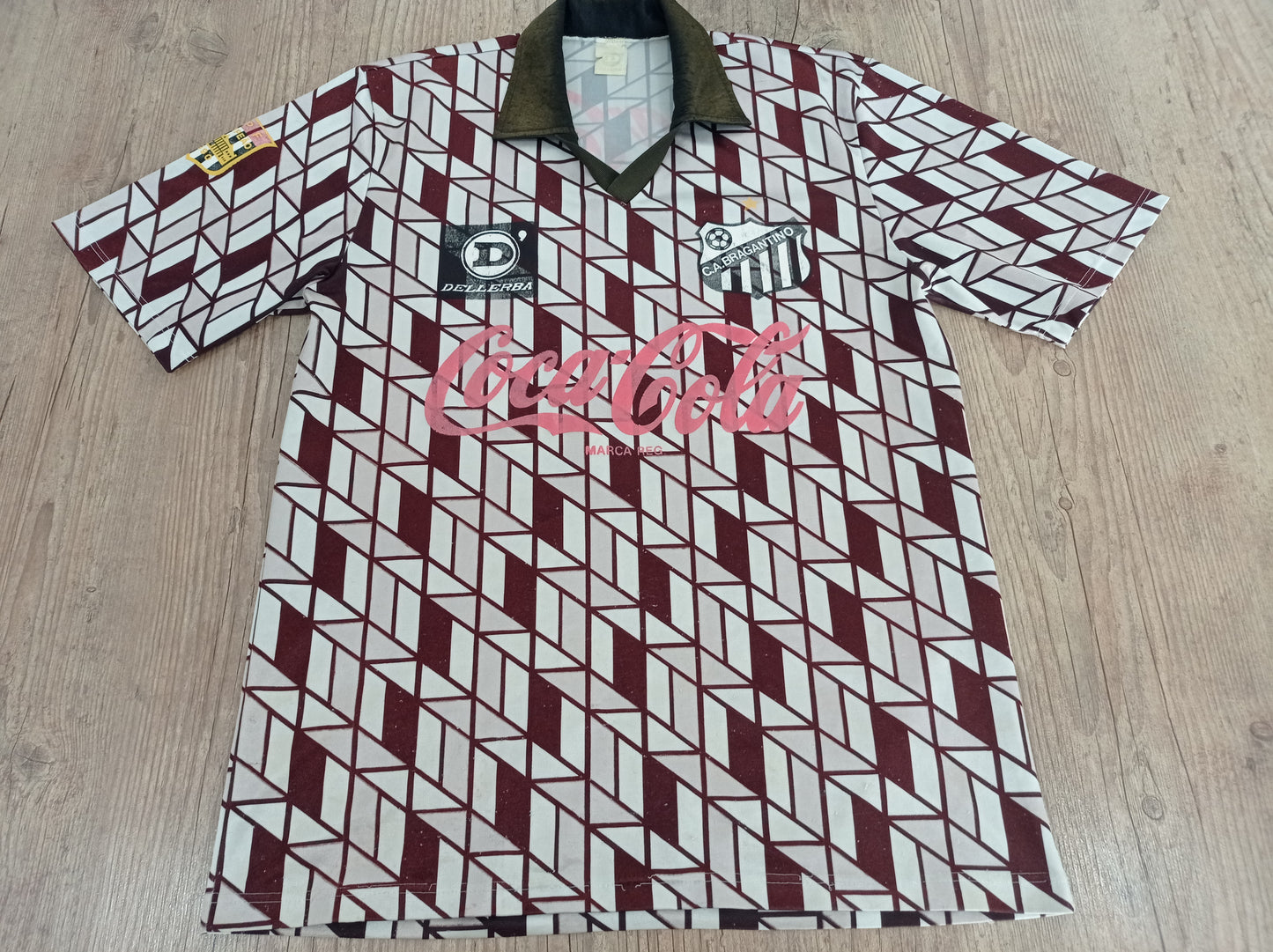 Bragantino Shirt - Carijó - 1990 Coca-Cola