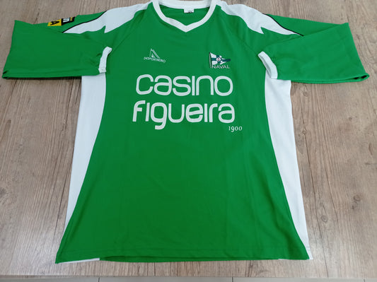 Camisa de Jogo do Naval 1º de Maio - Portugal - Home - 2006/2007 Mangas Longas