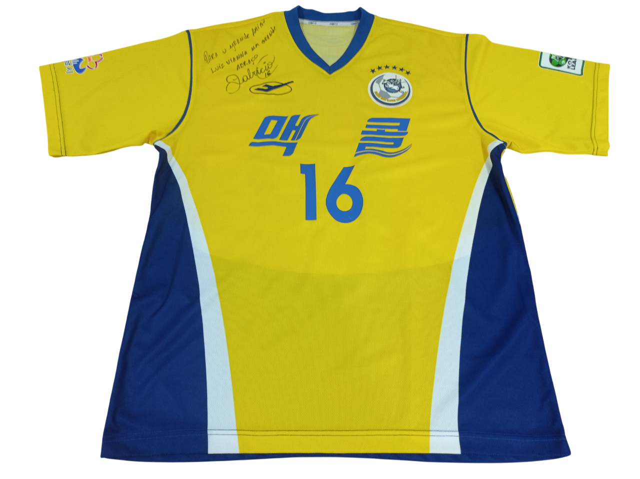 Rara Camisa Seongnam Ilhwa - Coréia do Sul - Usada em Jogo - de Coleção!