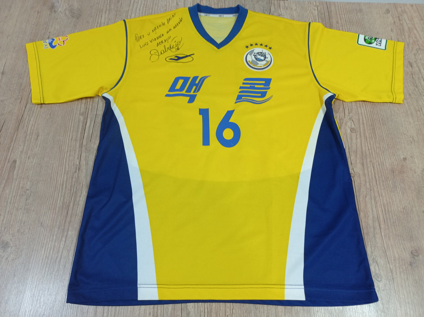 Rara Camisa Seongnam Ilhwa - Coréia do Sul - Usada em Jogo - de Coleção!