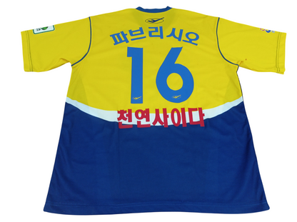 Rara Camisa Seongnam Ilhwa - Coréia do Sul - Usada em Jogo - de Coleção!