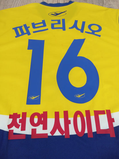 Rara Camisa Seongnam Ilhwa - Coréia do Sul - Usada em Jogo - de Coleção!