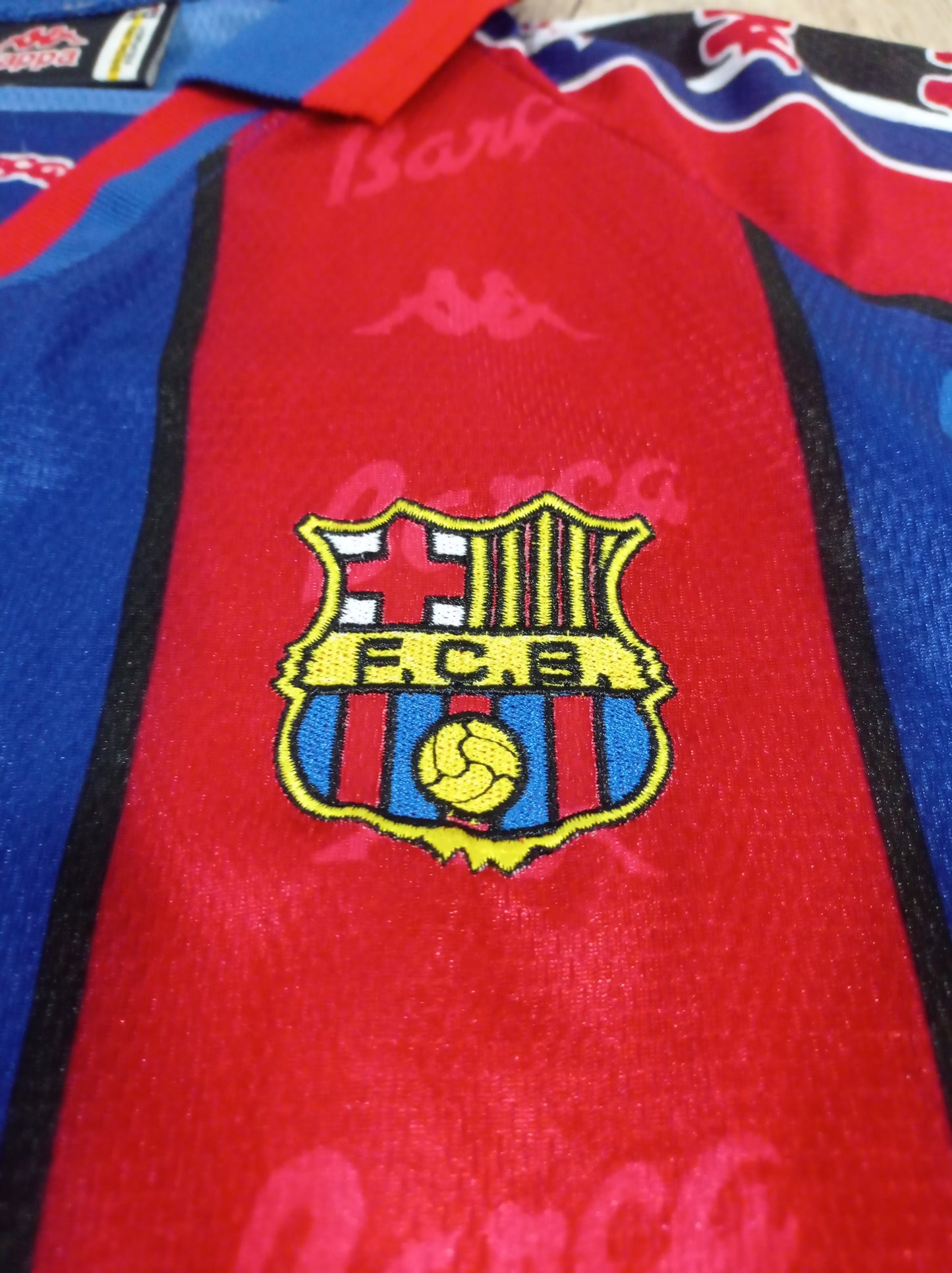 Spectacular Barcelona Shirt - Home - 1995/1997 - Giovanni - Long Sleeves