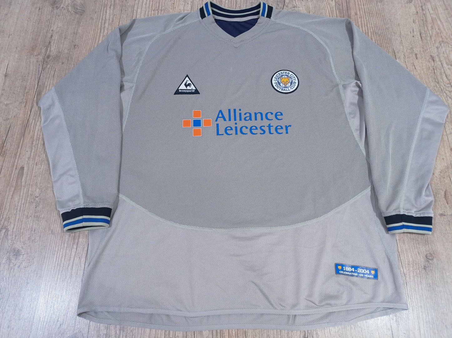 Beautiful Leicester City Shirt - Special Edition 120 Years - 2004/2005 - Reversible - Long Sleeves
