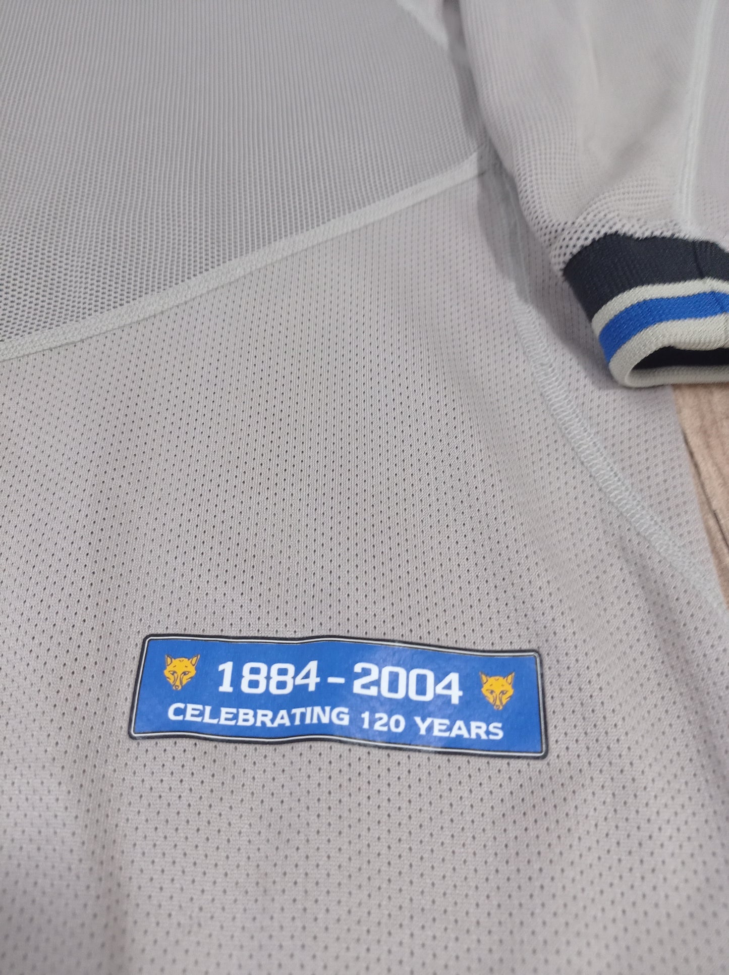 Beautiful Leicester City Shirt - Special Edition 120 Years - 2004/2005 - Reversible - Long Sleeves