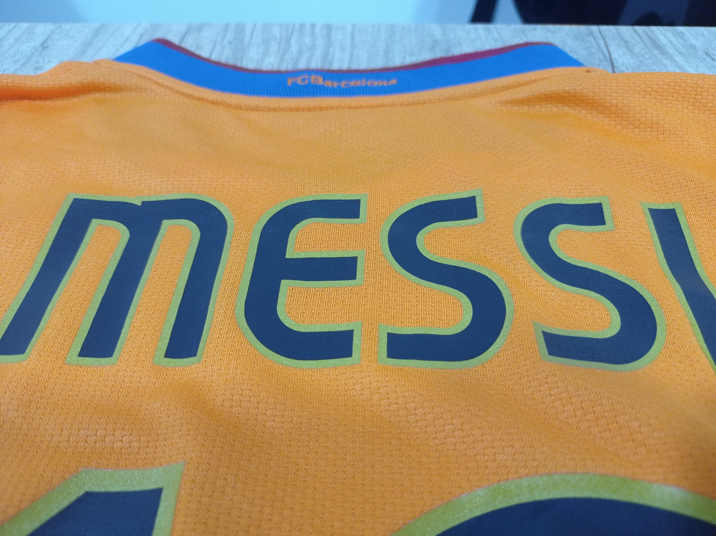 Rare Barcelona Third Shirt - 2007/2008 - #19 Lionel Messi - Long Sleeves