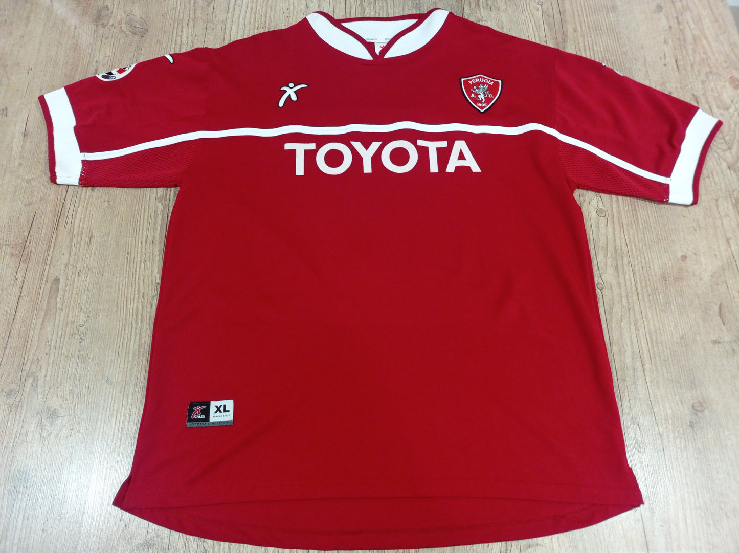 Sensacional Camisa Perugia – Calcio Anos 2000! - Usada em Jogo - de Coleção!