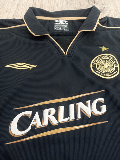 Rare Celtic Shirt - Away - 2003/2004 - Scotland - Long Sleeves
