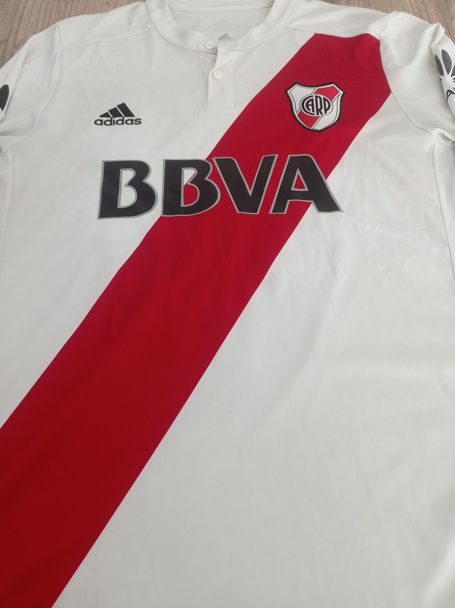 Beautiful River Plate Shirt - Home - 2017/2018 - #32 Scocco - Long Sleeves
