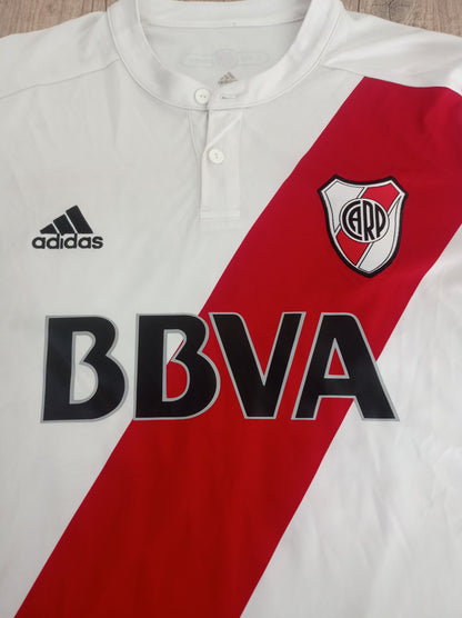 Beautiful River Plate Shirt - Home - 2017/2018 - #32 Scocco - Long Sleeves