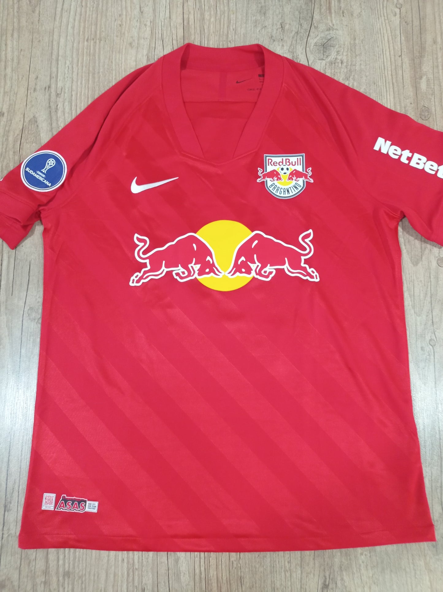 Spectacular Red Bull Bragantino Shirt - South American Game