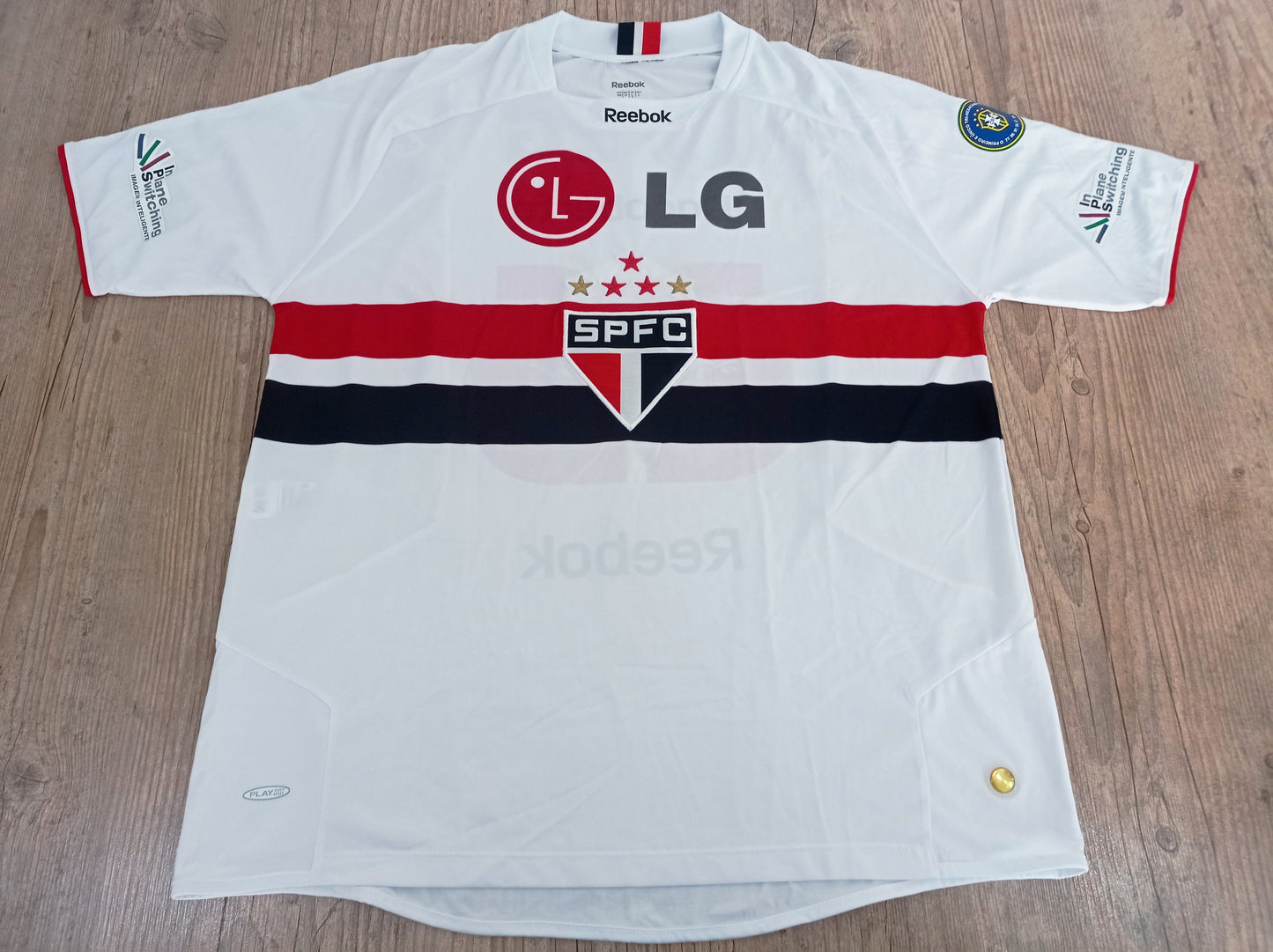 Sao Paulo Match Shirt - Dagoberto - 2009 - Rare Sponsorship
