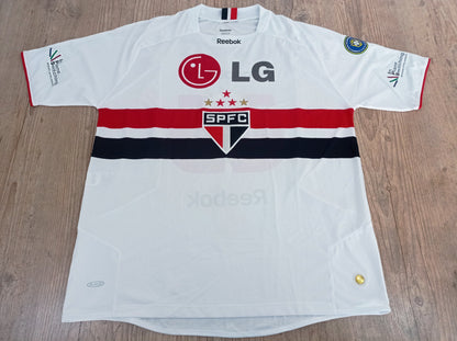 Sao Paulo Match Shirt - Dagoberto - 2009 - Rare Sponsorship