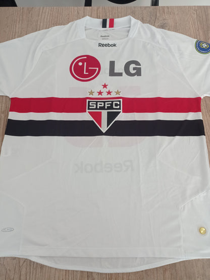 Sao Paulo Match Shirt - Dagoberto - 2009 - Rare Sponsorship