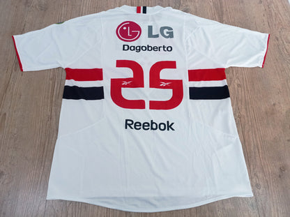 Sao Paulo Match Shirt - Dagoberto - 2009 - Rare Sponsorship