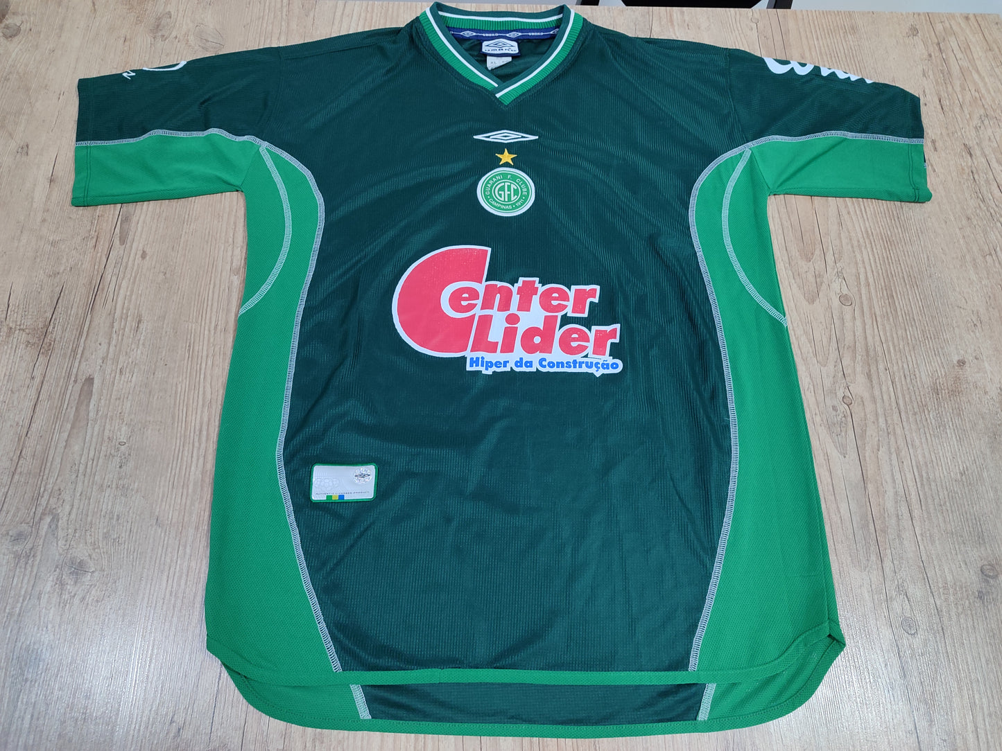 Excellent Guarani Shirt - 2001 2002 - Painted - Umbro Game