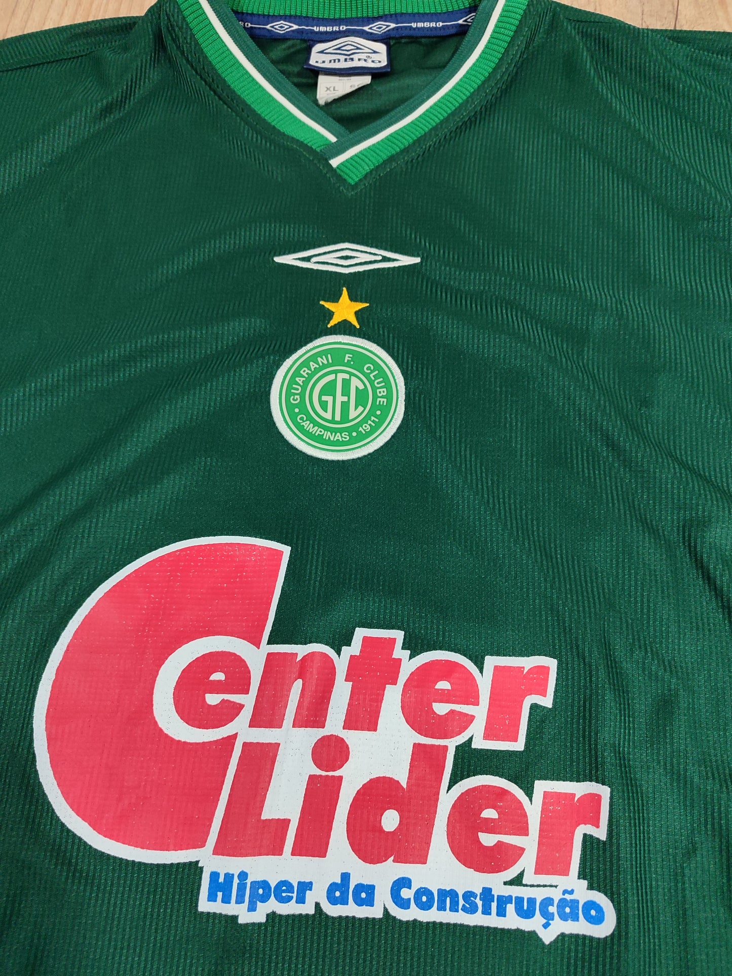 Excellent Guarani Shirt - 2001 2002 - Painted - Umbro Game
