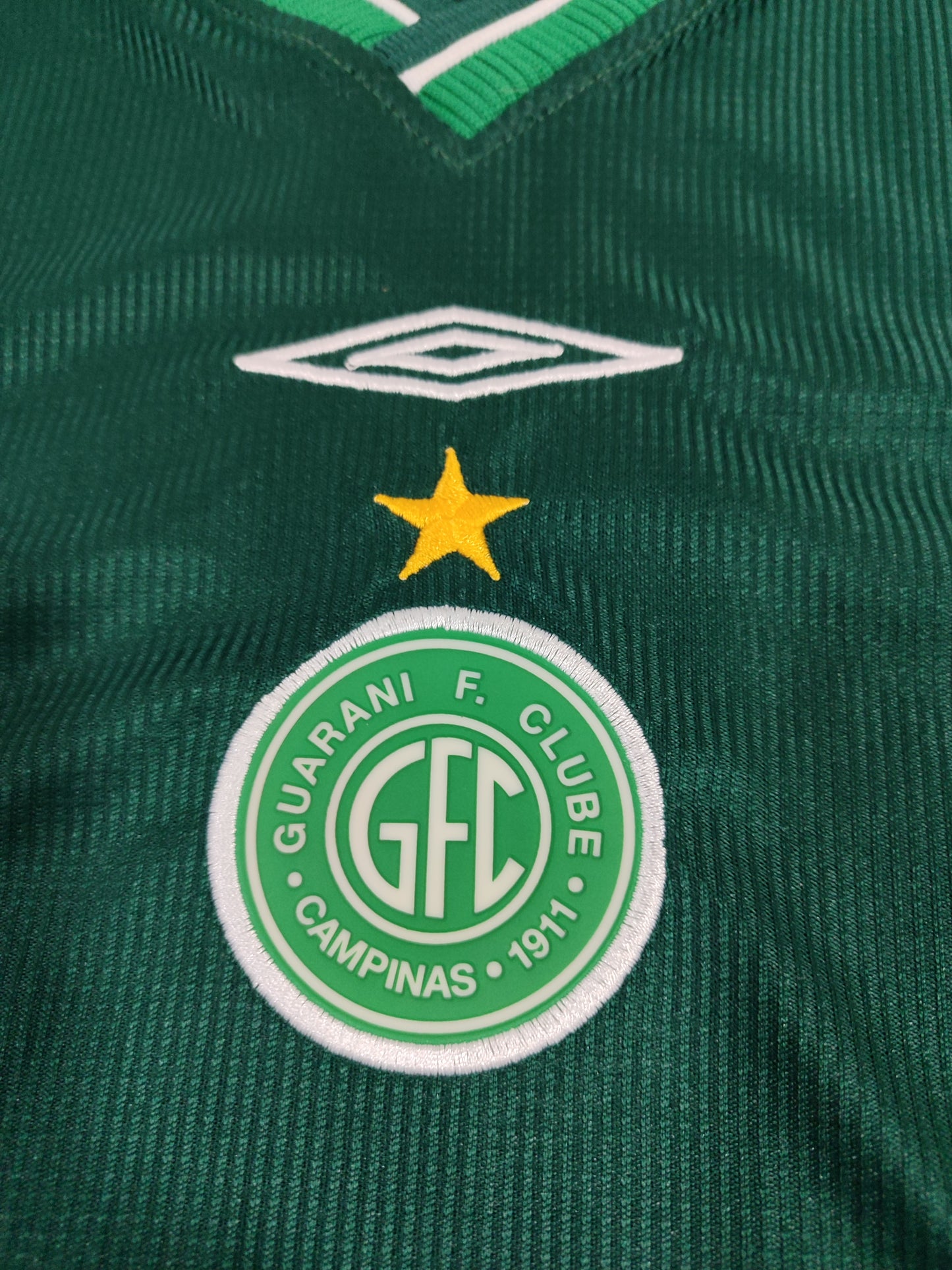 Excellent Guarani Shirt - 2001 2002 - Painted - Umbro Game