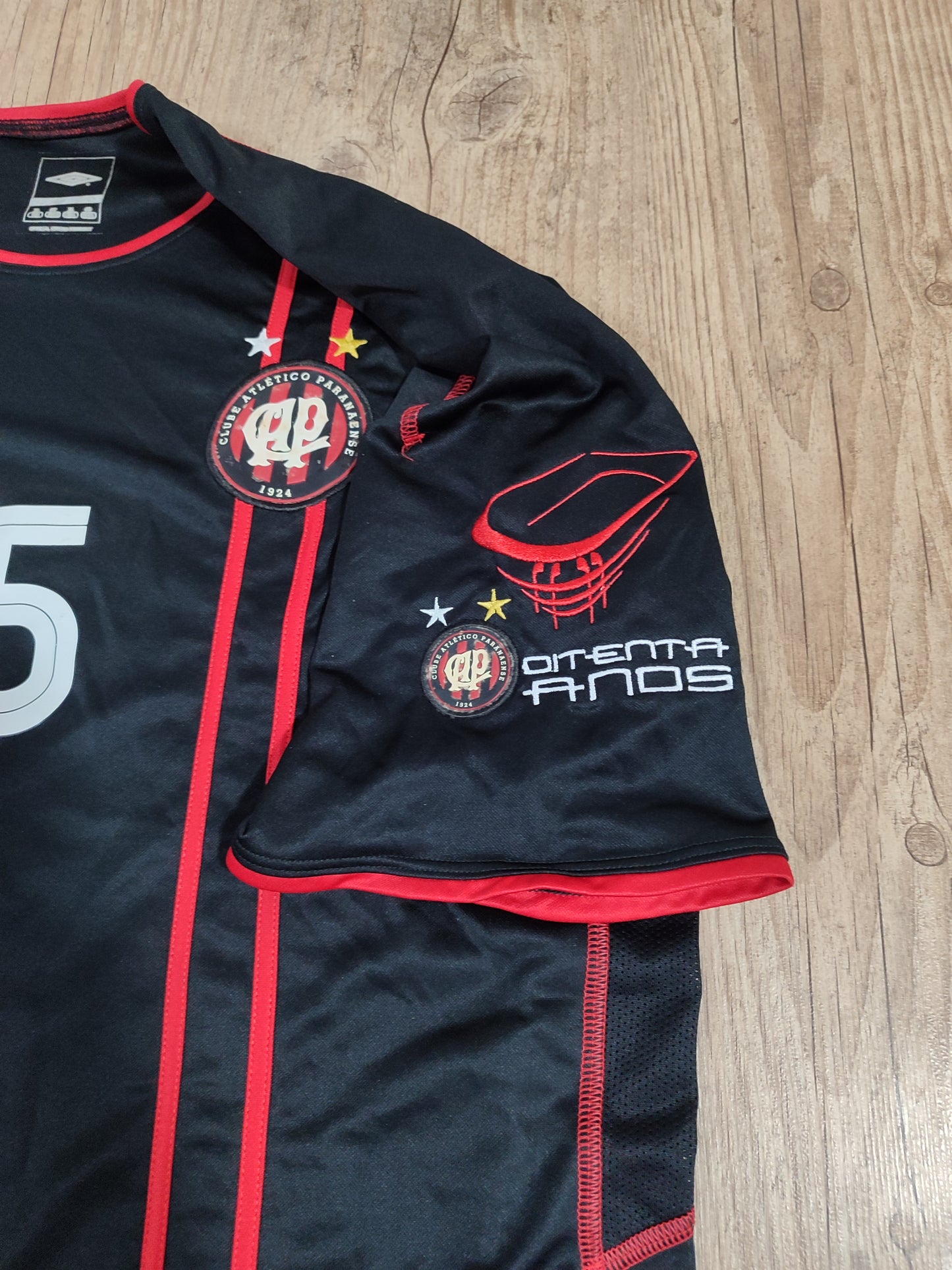 Raríssima Camisa Athletico Paranaense - Usada Em Jogo - 2005