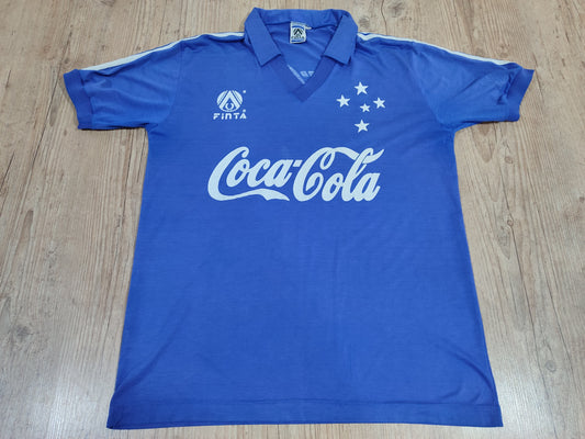 Espetacular Camisa do Cruzeiro - 1991 - Finta Coca-Cola - de Jogo