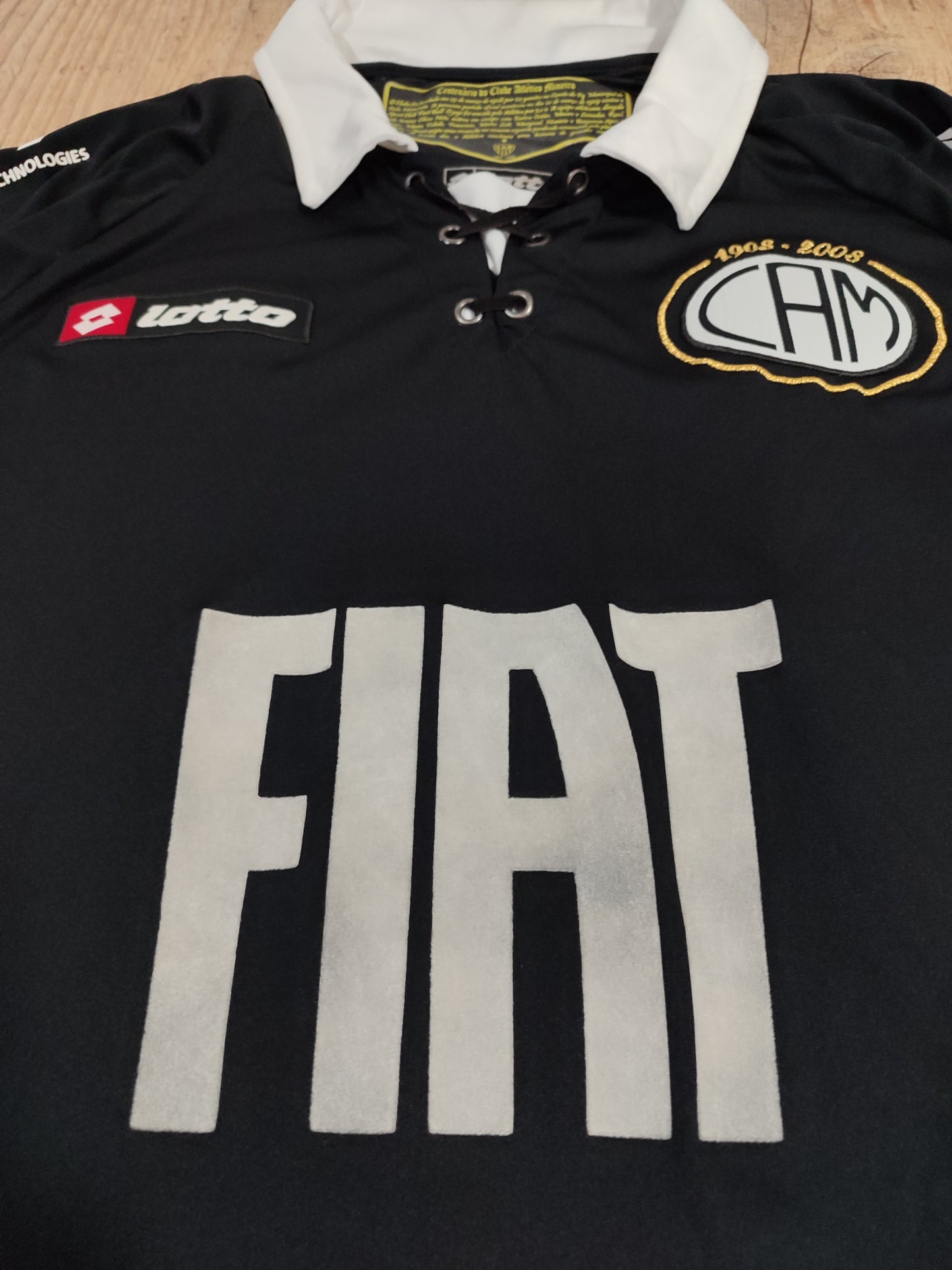 Very Rare Atlético Mineiro - Centenary - Black Long Sleeve - Match Shirt