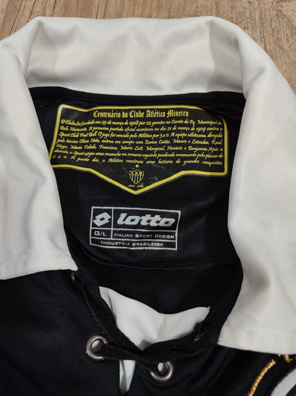 Very Rare Atlético Mineiro - Centenary - Black Long Sleeve - Match Shirt