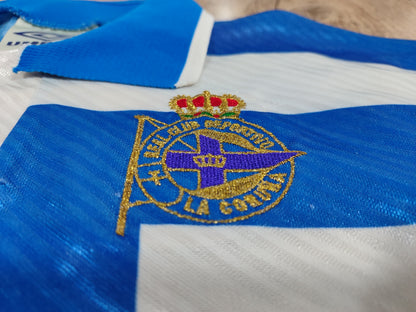 Rare Deportivo La Coruña 1992/93/94 Shirt - Classic by Umbro