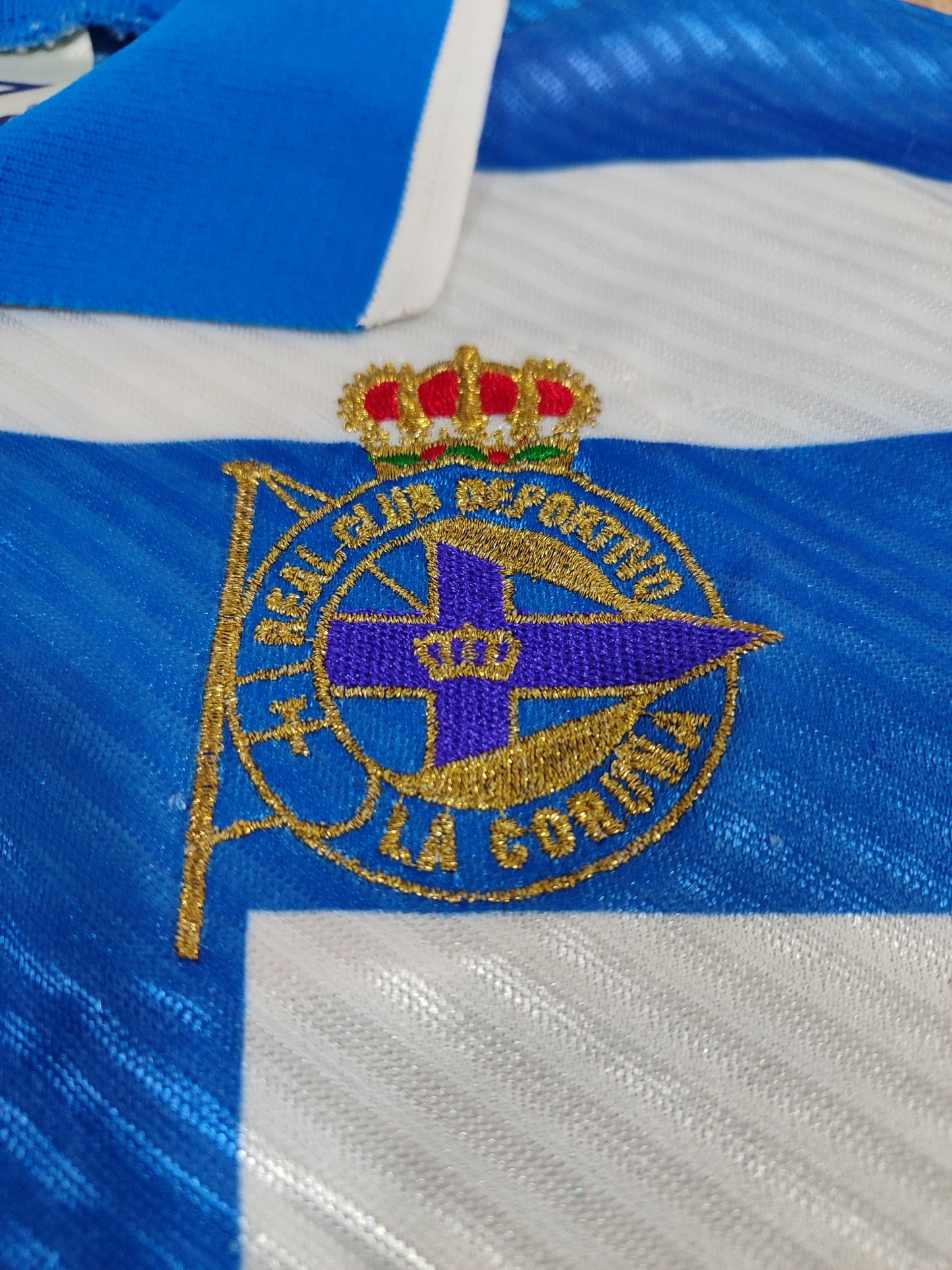 Rare Deportivo La Coruña 1992/93/94 Shirt - Classic by Umbro