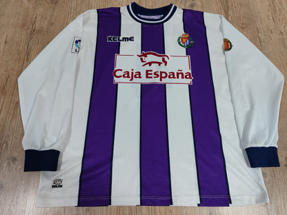 Beautiful Valladolid Shirt - Spain - Game Worn 1999/2001 Long Sleeves