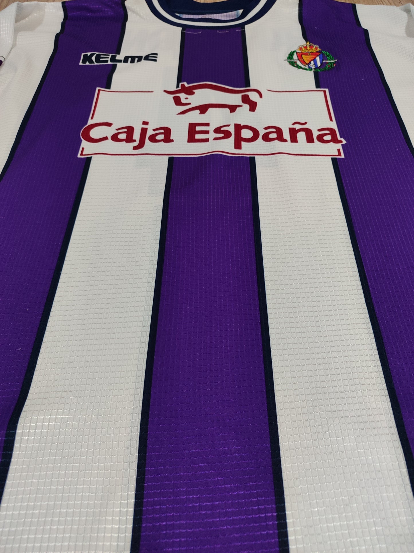 Beautiful Valladolid Shirt - Spain - Game Worn 1999/2001 Long Sleeves