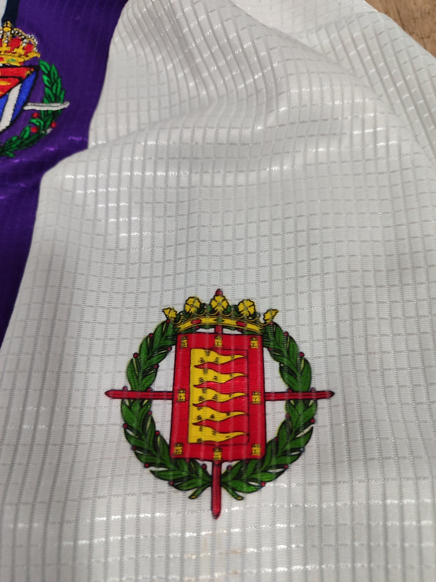 Beautiful Valladolid Shirt - Spain - Game Worn 1999/2001 Long Sleeves