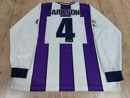 Beautiful Valladolid Shirt - Spain - Game Worn 1999/2001 Long Sleeves
