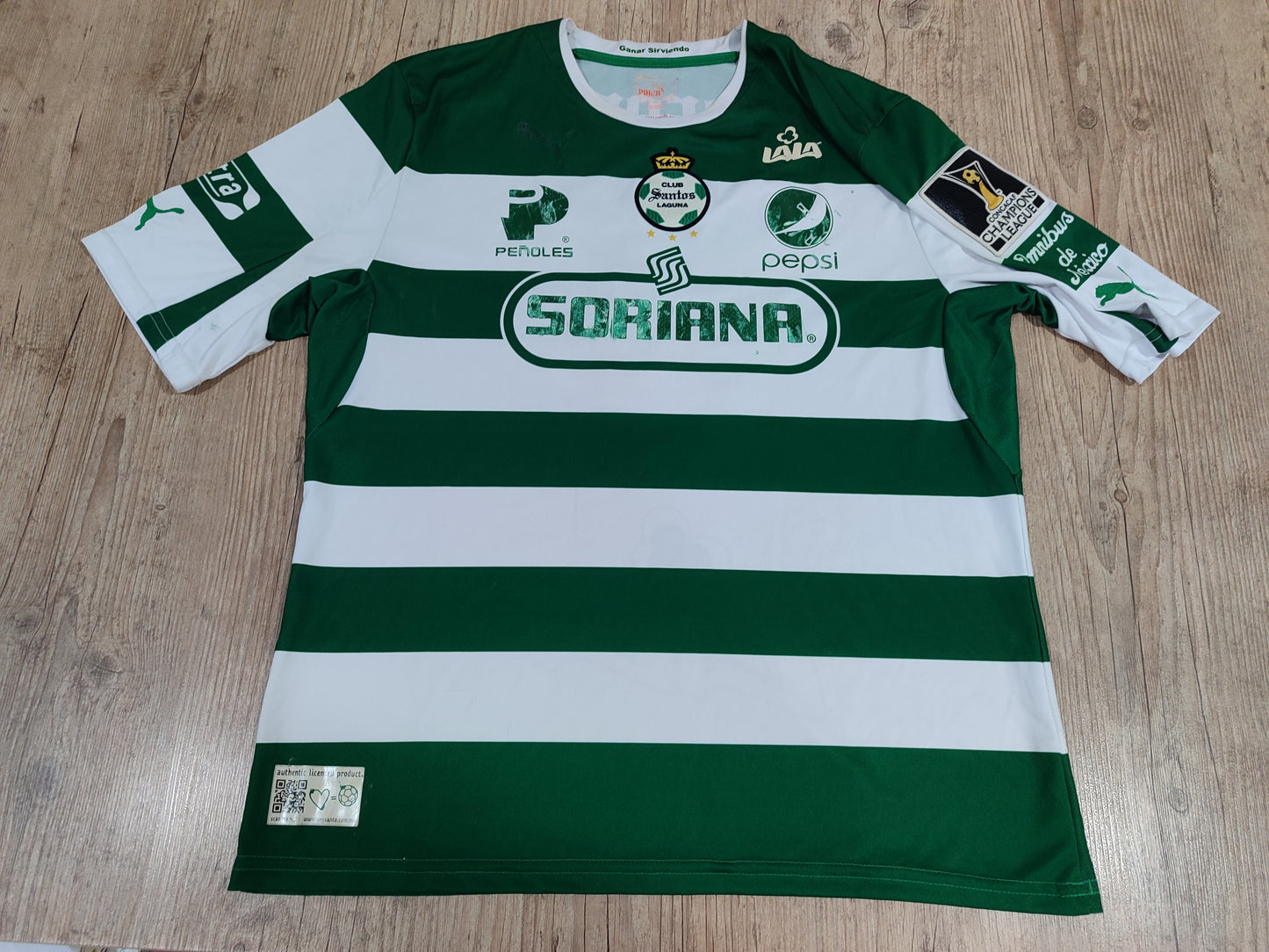 Beautiful Santos Laguna Shirt - Mexico - Game - Concacaf Champions League 2012