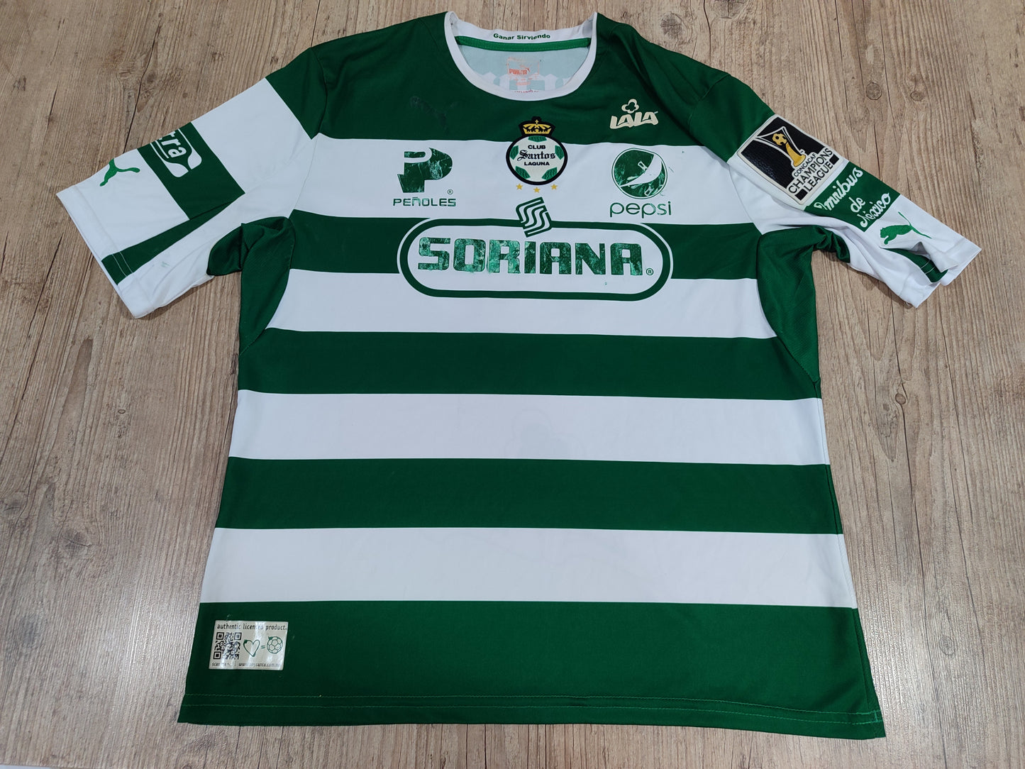 Beautiful Santos Laguna Shirt - Mexico - Game - Concacaf Champions League 2012