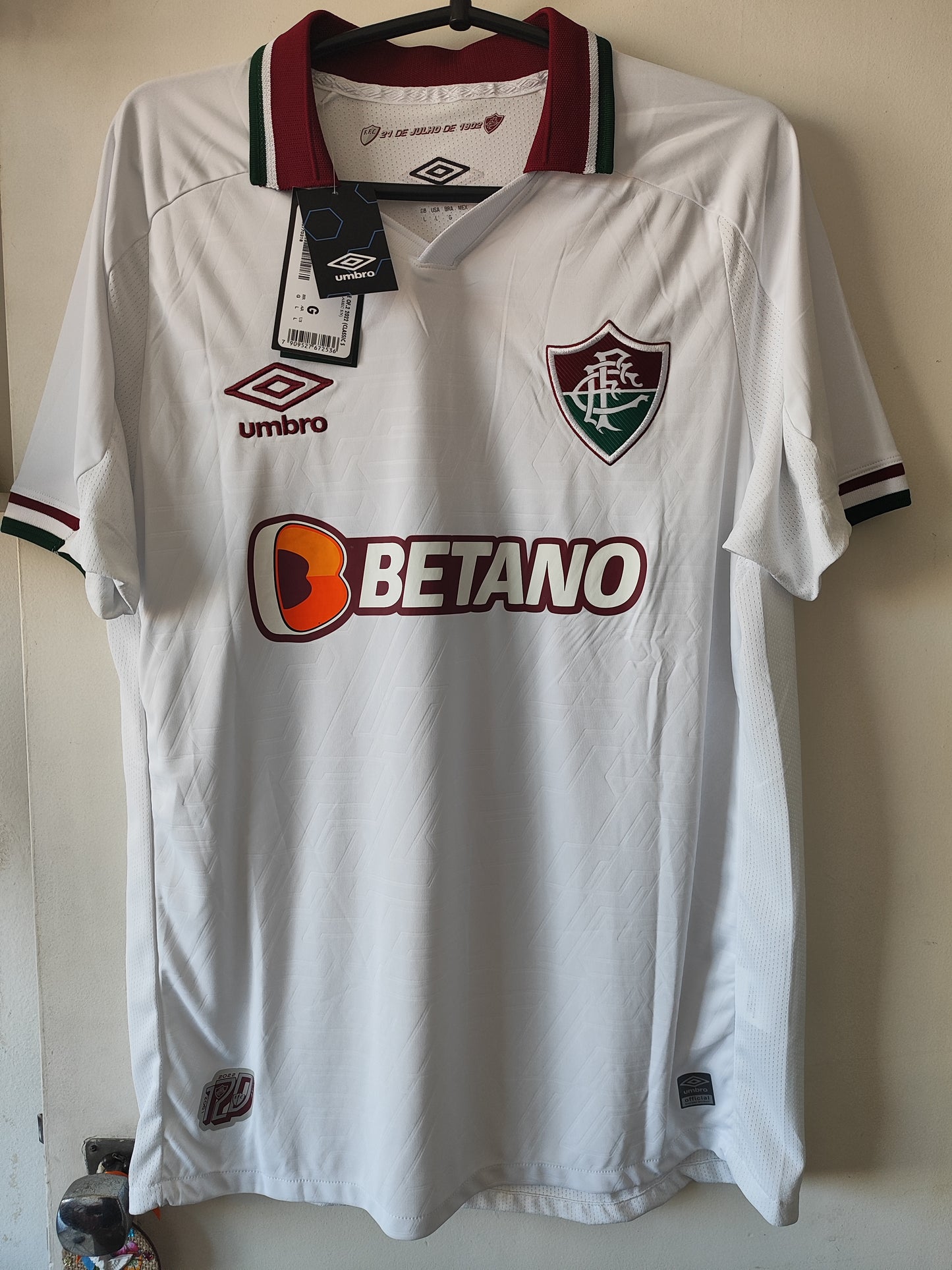Fluminense Away Shirt 2022 size G new with tag