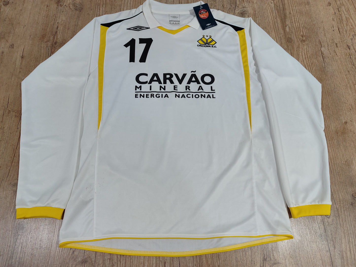 Very Rare Criciúma Shirt - Umbro 2000s - Game - Long Sleeves