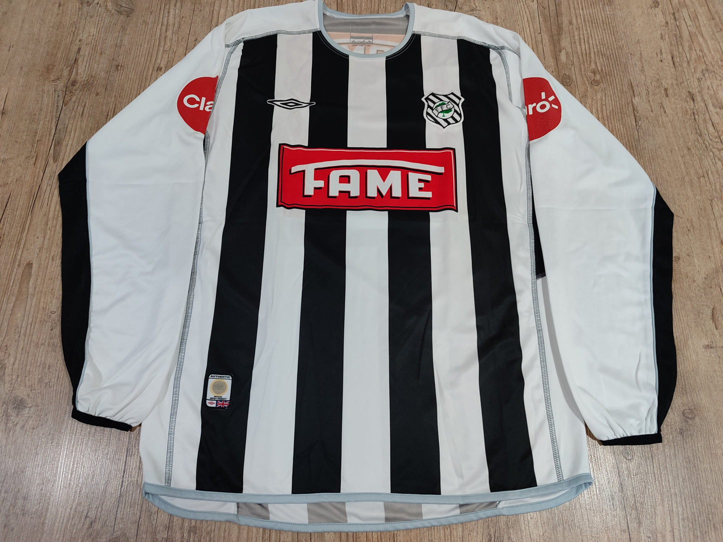 Rare - Figueirense Umbro - Game - Long Sleeves - Sérgio Manoel